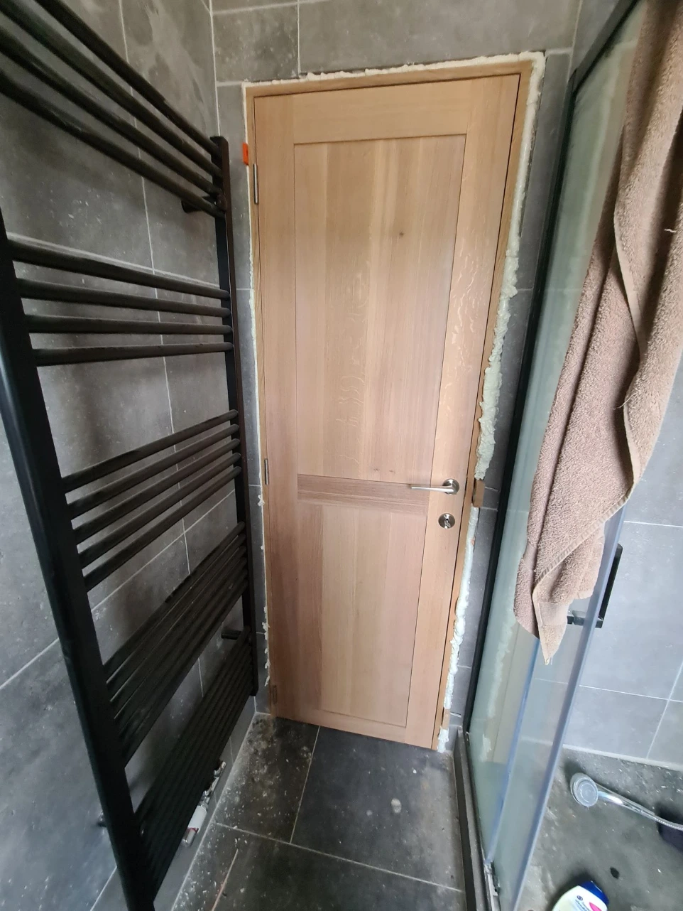 pose et fabrication de porte