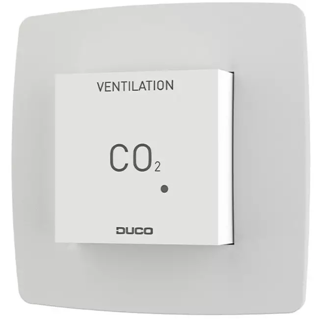 Sonde d'ambiance Duco CO2 sans commande RF/câblée blanc 00004637